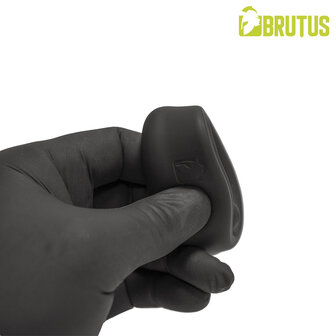 Brutus - Cocklifter - Superzachte Siliconen Cockring - Zwart