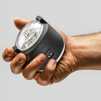 Kiiroo - Powershot - Interactieve vibrator voor mannen - Zwart - Ook te combineren met de Keon en/of Kiiroo Strokers