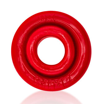 Oxballs - Rimz Softlips - Siliconen/TPR Cockring - Rood