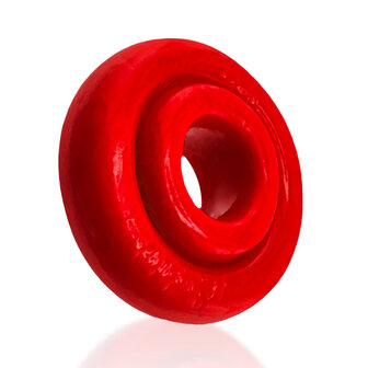 Oxballs - Rimz Softlips - Siliconen/TPR Cockring - Rood