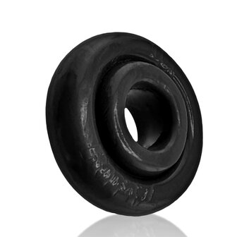 Oxballs - Rimz Softlips - Siliconen/TPR Cockring - Zwart