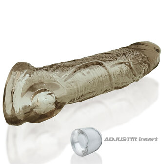Oxballs - Coach - Penis Sleeve - Siliconen/TPR - Rookgrijs