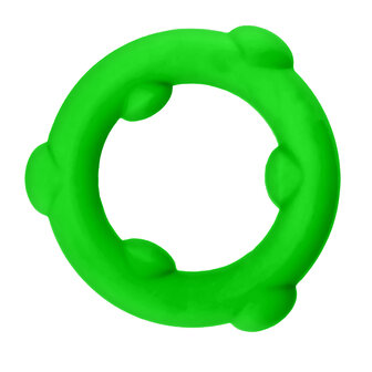 Oxballs - Spinner - Siliconen Cockring - Groen