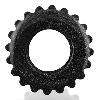 Oxballs - Plushy - Cockring &ndash; Black Mica