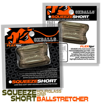 Oxballs - Squeeze Short - Ballstretcher - Rookgrijs