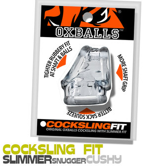 Oxballs - Fit &ndash; Cocksling &ndash; Siliconen/TPR - Transparant