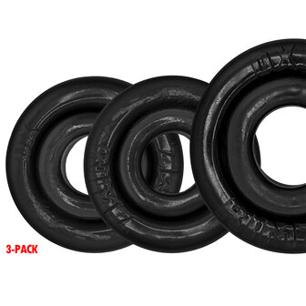 Oxballs - Rimringz - Multisize Pack 3 stuks - Zwart