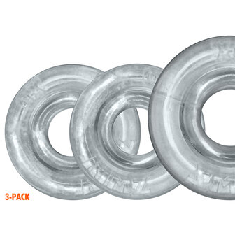 Oxballs - Rimringz - Multisize Pack 3 stuks - Transparant