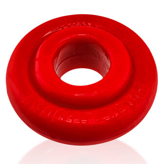 Oxballs - Rimz Big Softlips - Siliconen/TPR Cockring - Rood
