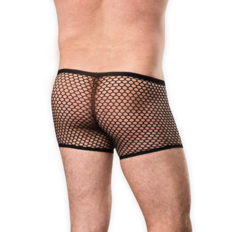 Amorable - Visnet Herenshort - Zwart - Maat M/L