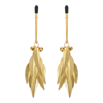 Rimba - Tepelklemmen met Veren - Goud