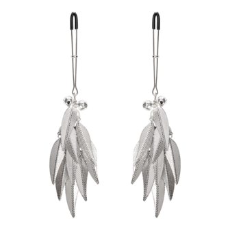 Rimba - Tepelklemmen met Veren - Zilver