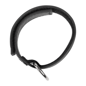 Rimba - Leren Cockstrap met Klittenband - Zwart