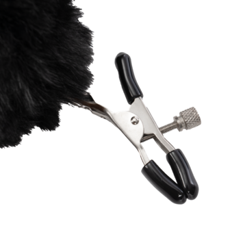 Rimba - Tepelklemmen met Pompons - Zwart