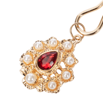 Rimba - Tepelklemmen met Strass Hanger - Goud