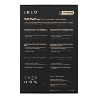 Lelo - Enigma Wave - G-spot en Luchtdruk Vibrator - Paars