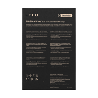 Lelo - Enigma Wave - G-spot en Luchtdruk Vibrator - Zwart