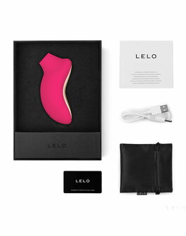 Lelo - Sona 2 - Luchtdruk Vibrator - Deep Pink