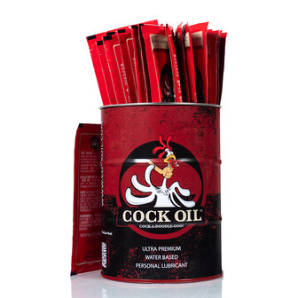 Cock Oil - Glijmiddel op Waterbasis - 25 x 7.5 ml