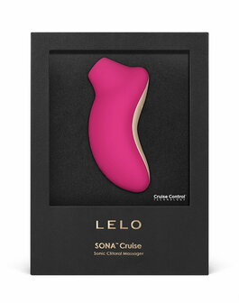 Lelo - Sona Cruise - Luchtdruk Vibrator - Deep Pink