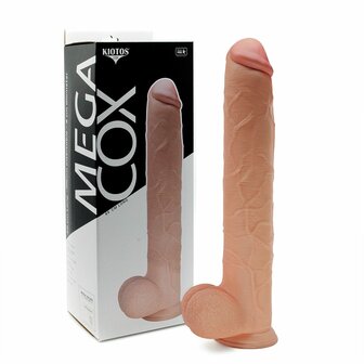 Kiotos Cox Mega Dildo Nr. 9 - 48 x 8 cm - Lichte Huidskleur