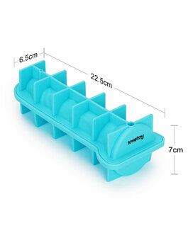 LoveToy - Siliconen IJsblokjesvorm - Realistische Penis - Blauw