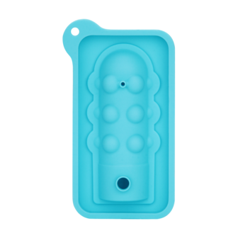 LoveToy - Siliconen IJsblokjesvorm - Mini Penis - Blauw