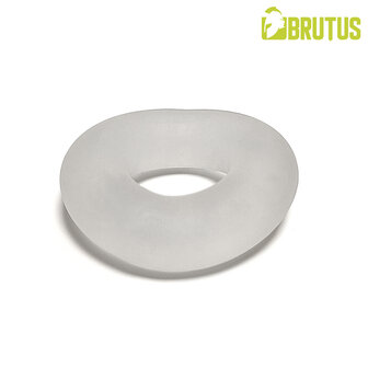 BRUTUS ICE - Silasoft Ergo Cockring - Transparant