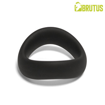 BRUTUS - Ergo - Siliconen Cockring - Zwart