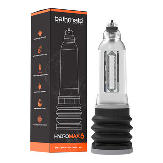 Bathmate - Hydromax6 Water Penis Pomp - Transparant
