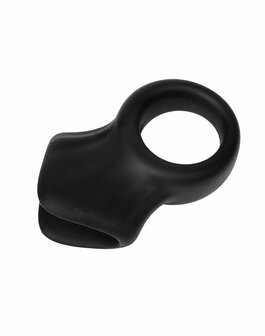 Rimba - Siliconen Cockring met Mondje voor Clitoris Stimulatie