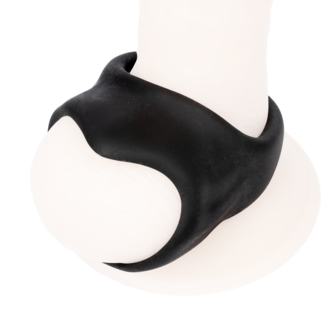 Rimba - Siliconen Cockring met Mondje voor Clitoris Stimulatie