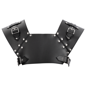 Rimba - Lederen Gladiator Borstharnas - Zwart