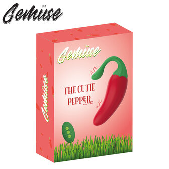 Gem&uuml;se - The Cutie Red Pepper - Vibrerende Groente Mini Vibrator