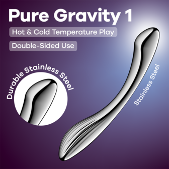 Satisfyer - Pure Gravity 1 - RVS Dildo