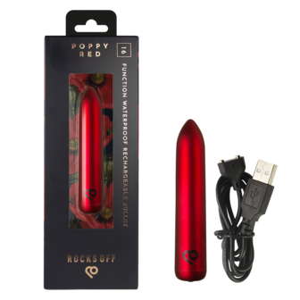 Rocks-off - Oplaadbare Bullet Vibrator - Poppy Red