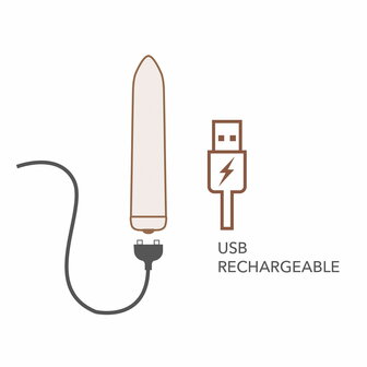 Rocks-off - Oplaadbare Bullet Vibrator - Poppy Red