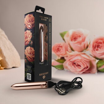 Rocks-off - Oplaadbare Bullet Vibrator - Ros&eacute; Goud