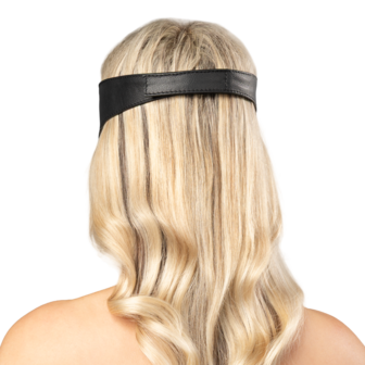 Rimba - Lederen Blinddoek - Zwart
