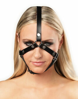 Rimba - Lederen Hoofdharnas - Zwart