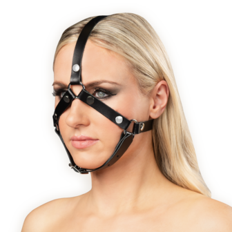 Rimba - Lederen Hoofdharnas - Zwart