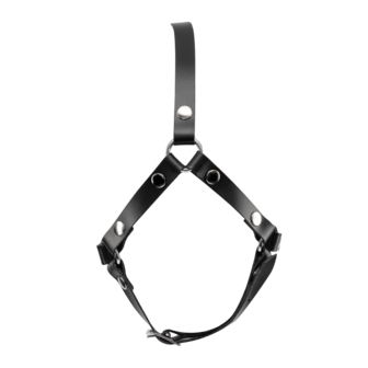 Rimba - Lederen Hoofdharnas - Zwart