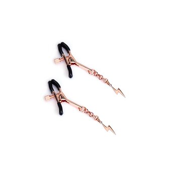 Liebe Seele - Luxe Tepelklemmen met Bliksemschicht - Rose Goud