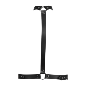 Rimba - Lederen Bondageharnas - Zwart