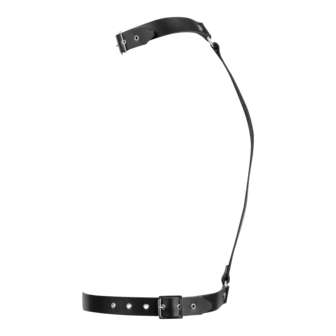 Rimba - Lederen Bondageharnas - Zwart