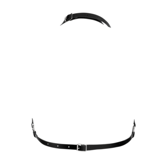 Rimba - Luxe Lederen Borstharnas met Zakken - Zwart