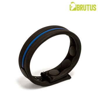 Brutus - Neopreen Cockstrap - Verstelbaar met drukknopen - Zwart/Blauw