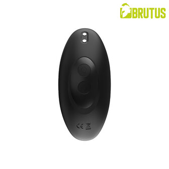Brutus - RIMMER - Vibrerende Buttplug met Rimming Kralen - App Control - Zwart