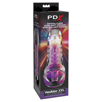 Pipedream - PDX Elite Viewtube Plus See-Thru EZ-Grip Stroker Masturbator