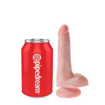Pipedream - King Cock - Dildo met Balzak - 15 cm - Lichte Huidskleur